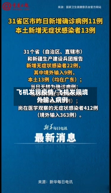 飞机发现疫情/飞机发现境外输入病例