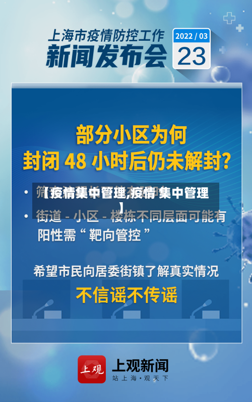 【疫情集中管理,疫情 集中管理】